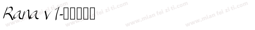 Rana v1字体转换